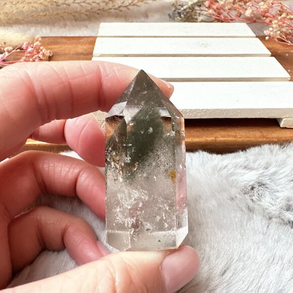 Mini Garden Quartz Tower Obelisk - Picture 1 of 9